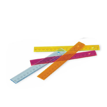 Bote 100 reglas 16 cm. Flúor transparente Faibo 816-19 Bote 100 reglas 16 cm. Flúor transparente Faibo 816-19