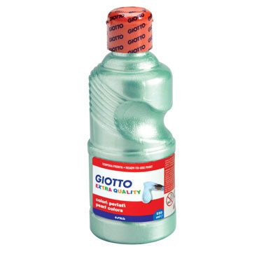 Botella de 250 ml. témpera Pearl verde Giotto 531303 Botella de 250 ml. témpera Pearl verde Giotto 531303