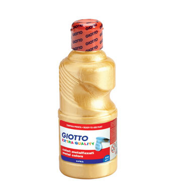 Botella de 250 ml. témpera Metal oro Giotto 531401 Botella de 250 ml. témpera Metal oro Giotto 531401