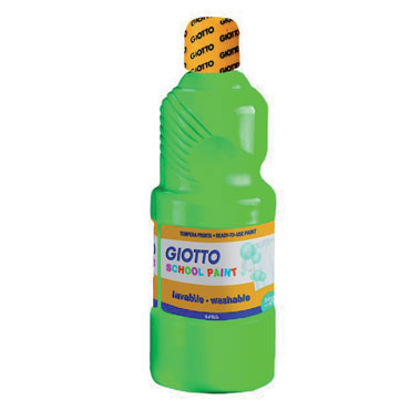 Botella de 500 ml. témpera líquida verde esmeralda Giotto 535313 Botella de 500 ml. témpera líquida verde esmeralda Giotto 535313