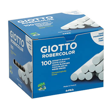100 tizas blancas Robercolor Giotto 538800 100 tizas blancas Robercolor Giotto 538800