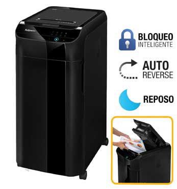 Destructora papel Fellowes Automax 350C uso profesional 4651601 Destructora papel Fellowes Automax 350C uso profesional 4651601