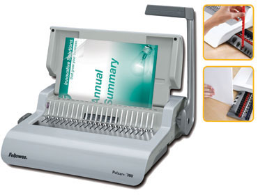 Encuadernadora Fellowes Pulsar+ canutillo plástico 5627601 Encuadernadora Fellowes Pulsar+ canutillo plástico 5627601
