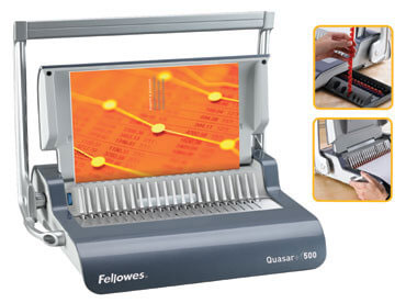 Encuadernadorao Fellowes Quasar+ canutillo plástico 5627701 Encuadernadorao Fellowes Quasar+ canutillo plástico 5627701