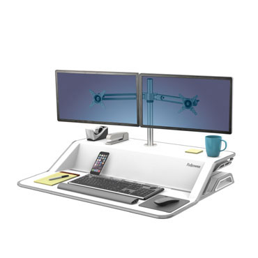 Brazo 2 monitores Sit Stand Lotus Fellowes 8042801 Brazo 2 monitores Sit Stand Lotus Fellowes 8042801