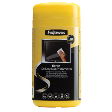 Bote de 100 toallitas pantalla Fellowes 9970330 Bote de 100 toallitas pantalla Fellowes 9970330