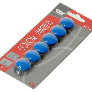 6 imanes ø20 mm. azules SDI 6 imanes ø20 mm. azules SDI