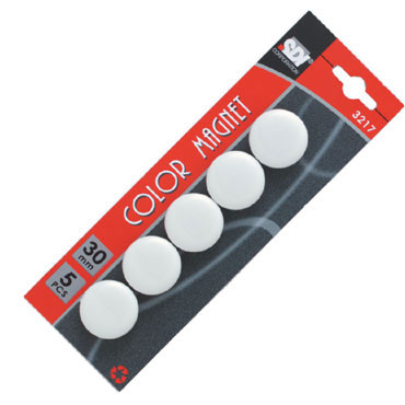 5 imanes ø30 mm. blancos SDI 5 imanes ø30 mm. blancos SDI