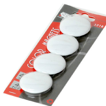 4 imanes ø40 mm. blancos SDI 4 imanes ø40 mm. blancos SDI