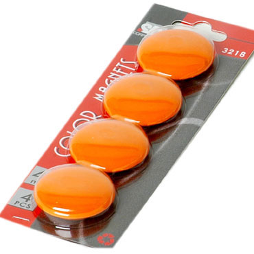 4 imanes ø40 mm. naranjas SDI 4 imanes ø40 mm. naranjas SDI