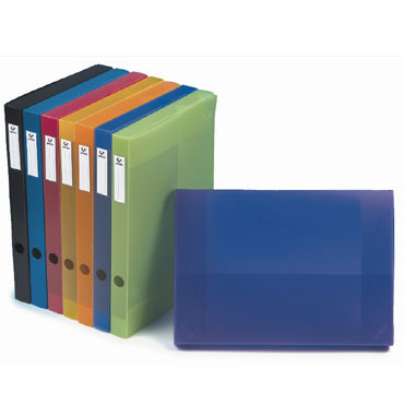Caja Colorgraf PP azul 6 cm. Grafoplás Caja Colorgraf PP azul 6 cm. Grafoplás
