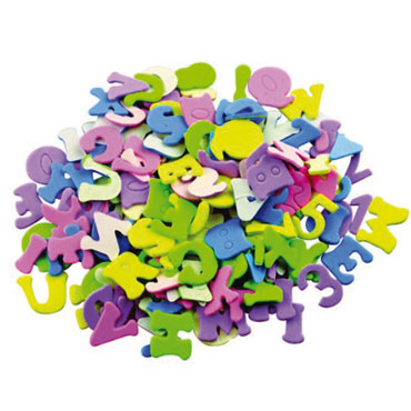 170 letras y números de EVA adhesivos Fixo 68001100 170 letras y números de EVA adhesivos Fixo 68001100