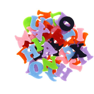 100 letras fieltro adhesivo Fixo 68003900 100 letras fieltro adhesivo Fixo 68003900