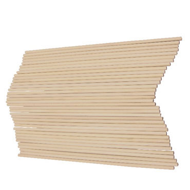 36 palos de madera natural finos redondos 20 cm. Fixo 68005600 36 palos de madera natural finos redondos 20 cm. Fixo 68005600