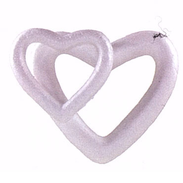 2 corazones poliespán 15 y 20 cm. Fixo 68007200 2 corazones poliespán 15 y 20 cm. Fixo 68007200