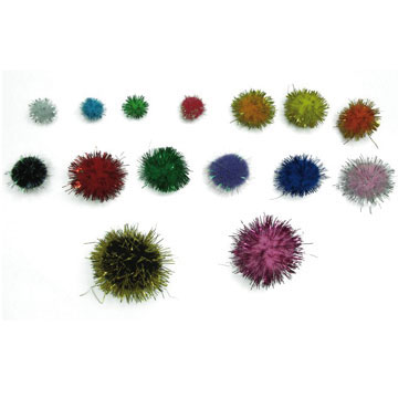 100 pompones pequeños brillantes Fixo 68012900 100 pompones pequeños brillantes Fixo 68012900