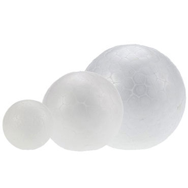 10 bolas poliespán 4,5 cm. Fixo 68008100 10 bolas poliespán 4,5 cm. Fixo 68008100