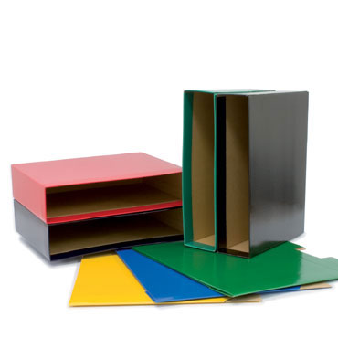 Caja archivador color Din A-4 verde Grafoplás Caja archivador color Din A-4 verde Grafoplás