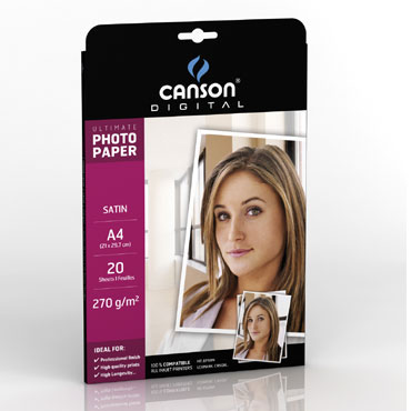 20HJ papel Ultimate Satin Din A-4 270 g/m² Canson