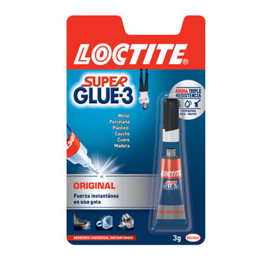 Pegamento Super Glue3 3 g. ciano Loctite Pegamento Super Glue3 3 g. ciano Loctite