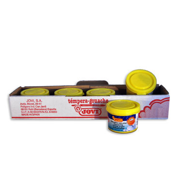 5 botes témpera diluible limón 35 ml. Jovi 50302 5 botes témpera diluible limón 35 ml. Jovi 50302