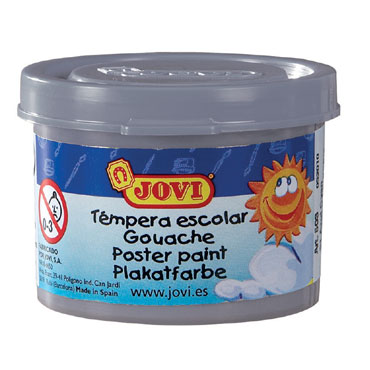 5 botes témpera diluible plata 35 ml. Jovi 50337 5 botes témpera diluible plata 35 ml. Jovi 50337