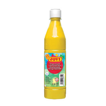 Botella témpera líquida amarilla 500 ml. Jovi 50602 Botella témpera líquida amarilla 500 ml. Jovi 50602