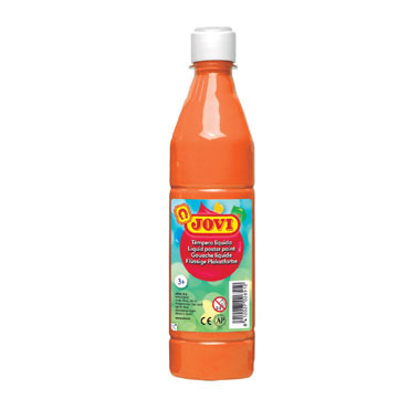 Botella témpera líquida naranja 500 ml. Jovi 50606 Botella témpera líquida naranja 500 ml. Jovi 50606
