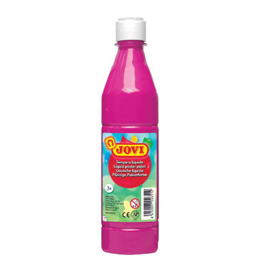 Botella témpera líquida magenta 500 ml. Jovi 50608 Botella témpera líquida magenta 500 ml. Jovi 50608