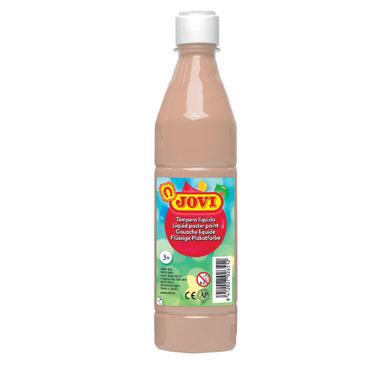 Botella témpera líquida carne 500 ml. Jovi 50609 Botella témpera líquida carne 500 ml. Jovi 50609