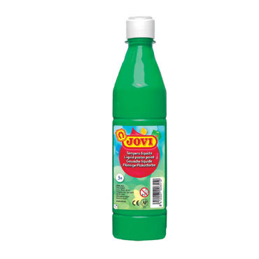 Botella témpera líquida verde medio 500 ml. Jovi 50617 Botella témpera líquida verde medio 500 ml. Jovi 50617