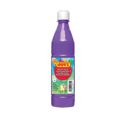 Botella témpera líquida violeta 500 ml. Jovi 50623 Botella témpera líquida violeta 500 ml. Jovi 50623