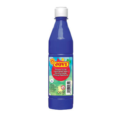Botella témpera líquida azul ultra 500 ml. Jovi 50624 Botella témpera líquida azul ultra 500 ml. Jovi 50624