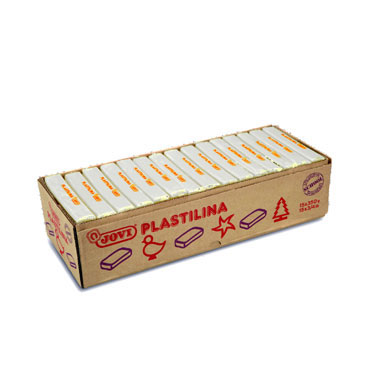 15 pastillas plastilina 350 g. blanca Jovi 7201 15 pastillas plastilina 350 g. blanca Jovi 7201