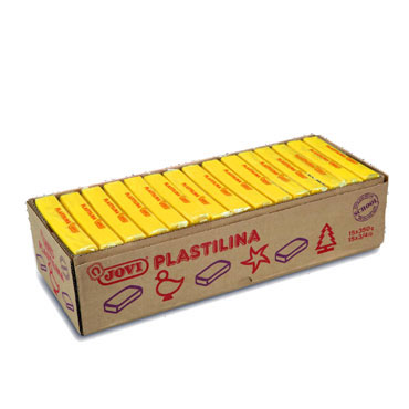15 pastillas plastilina 350 g. amarillo oscuro Jovi 7203 15 pastillas plastilina 350 g. amarillo oscuro Jovi 7203