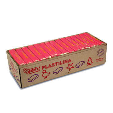 15 pastillas plastilina 350 g. rubí Jovi 7206 15 pastillas plastilina 350 g. rubí Jovi 7206