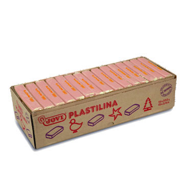 15 pastillas plastilina 350 g. carne Jovi 7208 15 pastillas plastilina 350 g. carne Jovi 7208