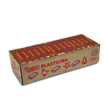 15 pastillas plastilina 350 g. marrón Jovi 7209 15 pastillas plastilina 350 g. marrón Jovi 7209