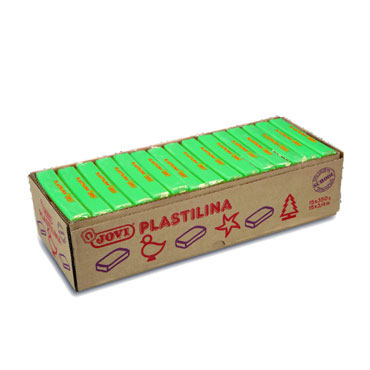 15 pastillas plastilina 350 g. verde claro Jovi 7210 15 pastillas plastilina 350 g. verde claro Jovi 7210