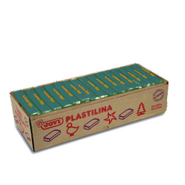 15 pastillas plastilina 350 g. verde oscuro Jovi 7211 15 pastillas plastilina 350 g. verde oscuro Jovi 7211