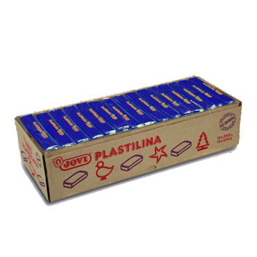 15 pastillas plastilina 350 g. azul oscuro Jovi 7213 15 pastillas plastilina 350 g. azul oscuro Jovi 7213