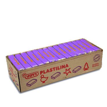 15 pastillas plastilina 350 g. lila Jovi 7214 15 pastillas plastilina 350 g. lila Jovi 7214