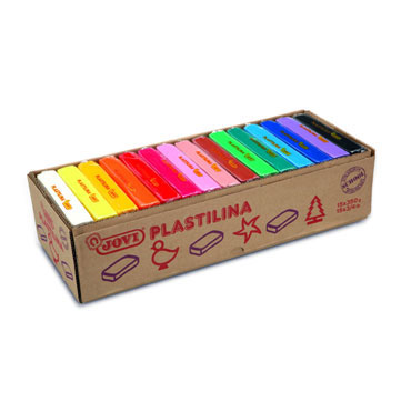 15 pastillas plastilina 350 g. colores surtidos Jovi 72S 15 pastillas plastilina 350 g. colores surtidos Jovi 72S
