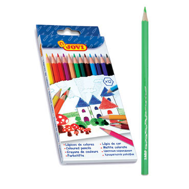 12 lápices color hexagonales Jovi 730/12 12 lápices color hexagonales Jovi 730/12