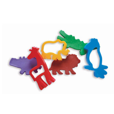 6 moldes para modelar animales jungla Jovi 7J 6 moldes para modelar animales jungla Jovi 7J