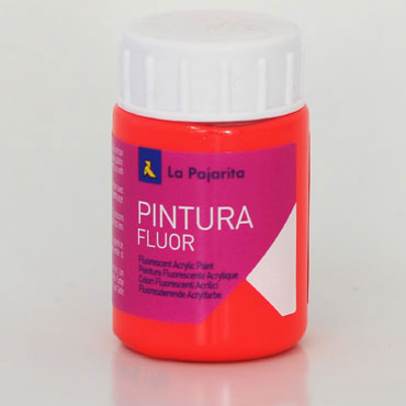 Bote 35 ml. pintura fluorescente roja La Pajarita 117022 Bote 35 ml. pintura fluorescente roja La Pajarita 117022