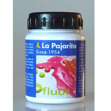 Bote 35 ml. pintura fluorescente blanca La Pajarita 148922 Bote 35 ml. pintura fluorescente blanca La Pajarita 148922