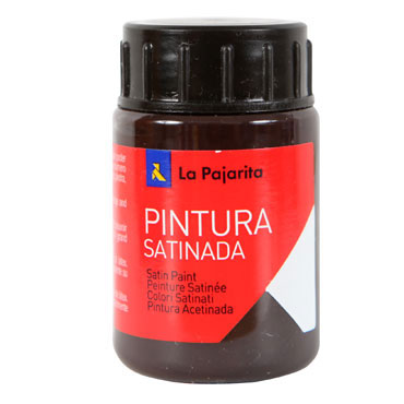 Bote 35 ml. pintura satinada castaño La Pajarita 169122 Bote 35 ml. pintura satinada castaño La Pajarita 169122