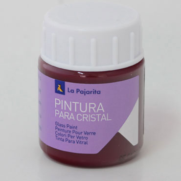 Bote 25 ml. pintura cristal roja La Pajarita 189071 Bote 25 ml. pintura cristal roja La Pajarita 189071