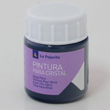 Bote 25 ml. pintura cristal azul La Pajarita 189171 Bote 25 ml. pintura cristal azul La Pajarita 189171